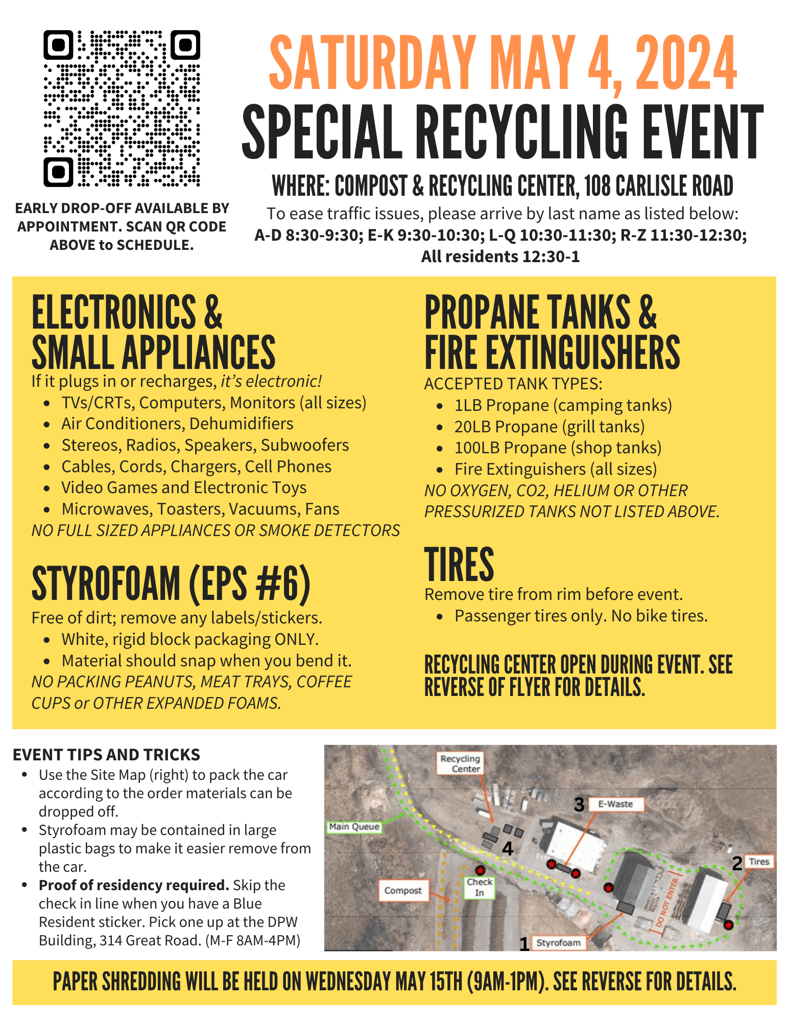2024 SPRING RECYCLING EVENT