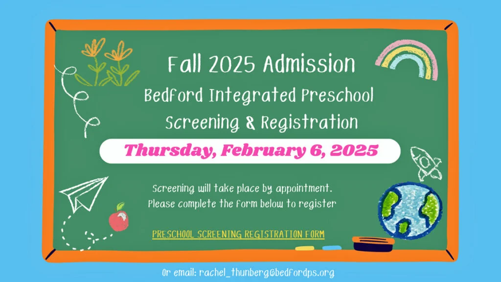 Bedford Integrated Preschool - Screening and Registration image