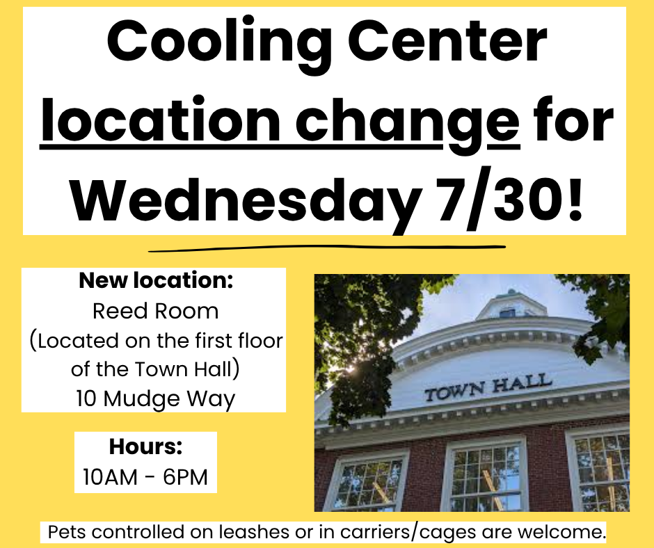 Cooling Center Change 730
